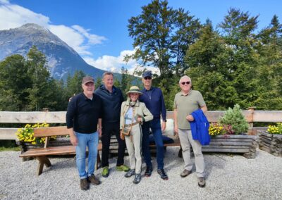 Gruppenfoto v.l.n.r. Thomas Gindele, Helmut Schoba, Elisabeth Gürtler, Hans Dieter Pötsch. Hans Gasser